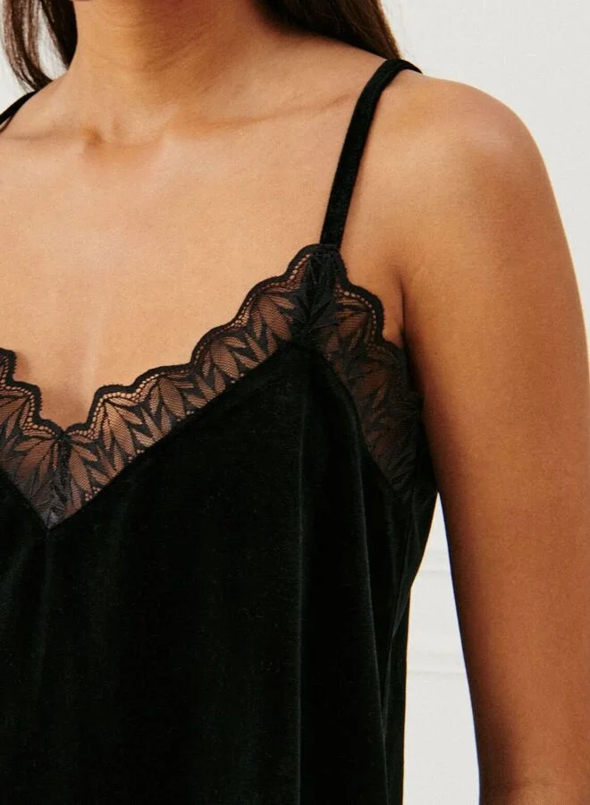 UNDIZ Velvet top
