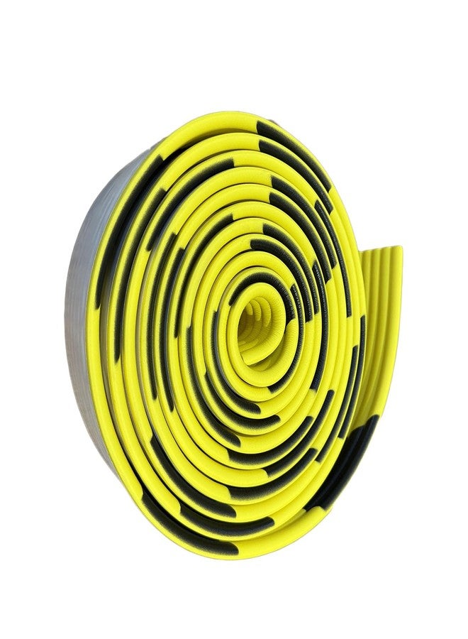 OYKSHDF 16.4ft/5m High-Visibility Edge Guard, Self-Adhesive Thick Foam Safety Bumper Roll, Yellow Black Edge Corner Protector Padding, Walls Furniture Doorways Home Office (3.1in/8cm Wide) - Image 1