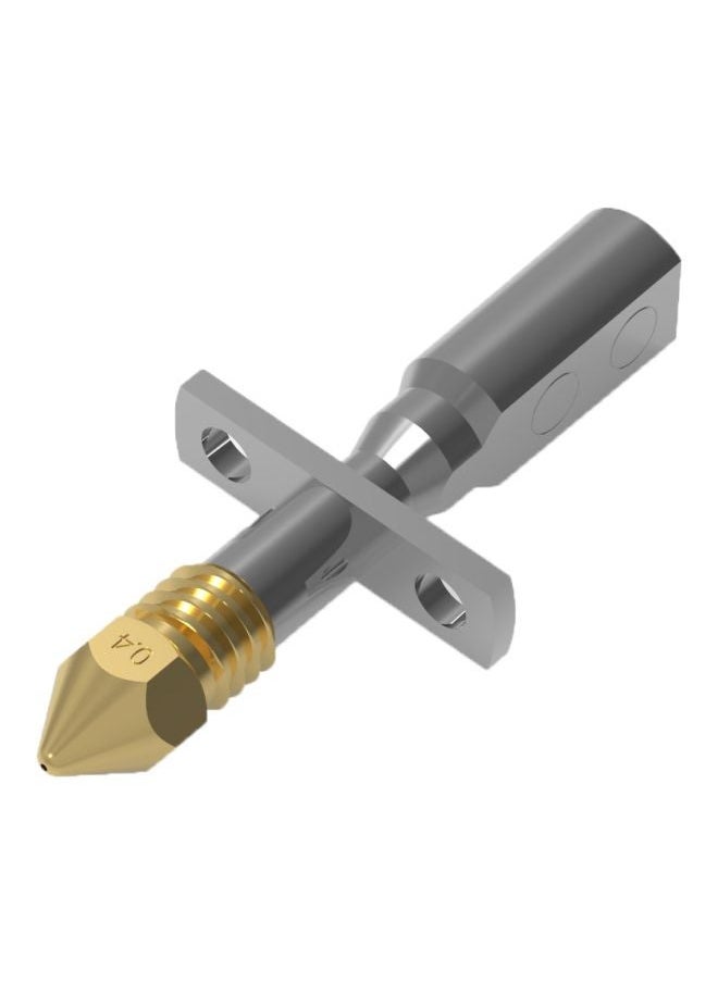 NIBEMINENT Brass Nozzle Print Head For Zortrax M200 3D Printer Silver  - Image 3