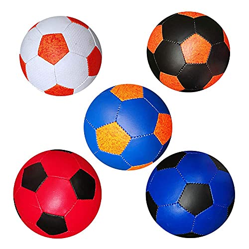 Ciko Football Hand Stitched Multicolor Size 4 with Air Pump | Durable Match & Training Ball | Soft Grip | Indoor Outdoor Play - Image 4