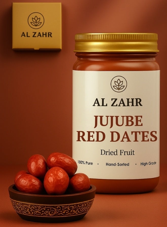 Zahr Al Zahr Premium Dried Jujube Red Dates – 100% Pure, Hand-Sorted, High Grade – Natural Sweetener & Healthy Snack – 100g  - Image 5