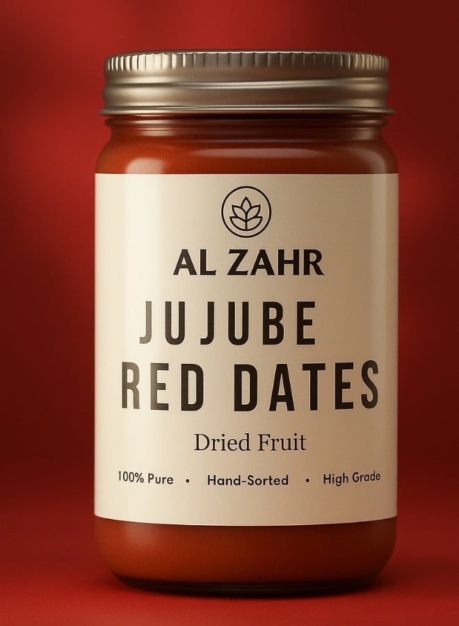 Zahr Al Zahr Premium Dried Jujube Red Dates – 100% Pure, Hand-Sorted, High Grade – Natural Sweetener & Healthy Snack – 100g  - Image 4