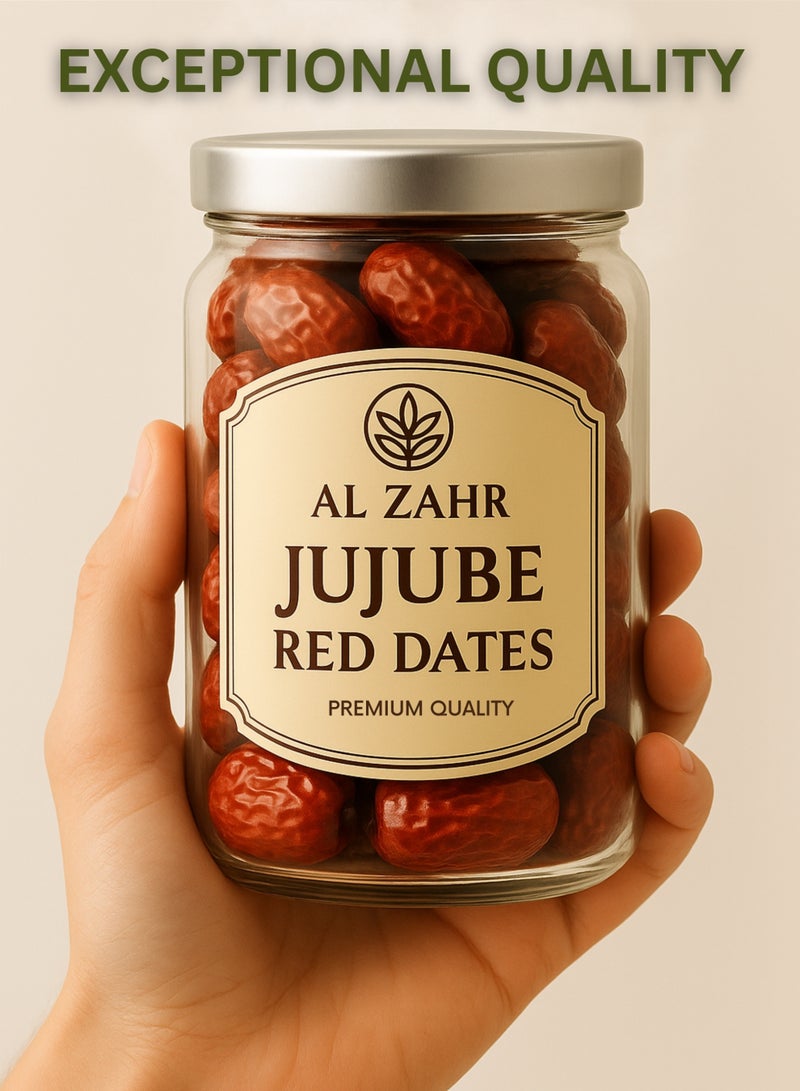Zahr Jujube Red Dates (Unnab Ahmar) – Premium Dried Jujube Fruit | 100% Natural Whole Red Dates for Gardening, Horticulture, Botanical & Herbal Use - Image 3