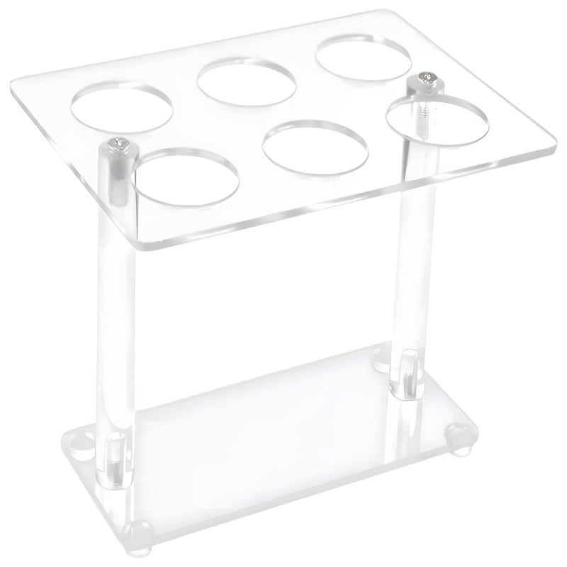 Clear Acrylic Ice Cream Cone Holder Stand For 6 Cones - Image 2
