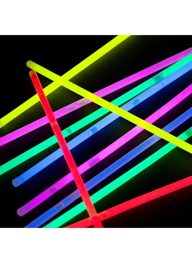 ECVV 100-Pack Multi-Color Glow Sticks with Connectors - Image 3