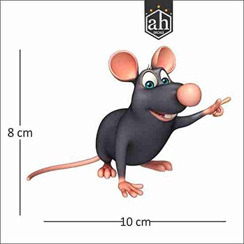 AH Decals Amazing Animated 3D Wall Switch Board Stickers for Living Bed Kids Room | (Set of 5) - Image 5