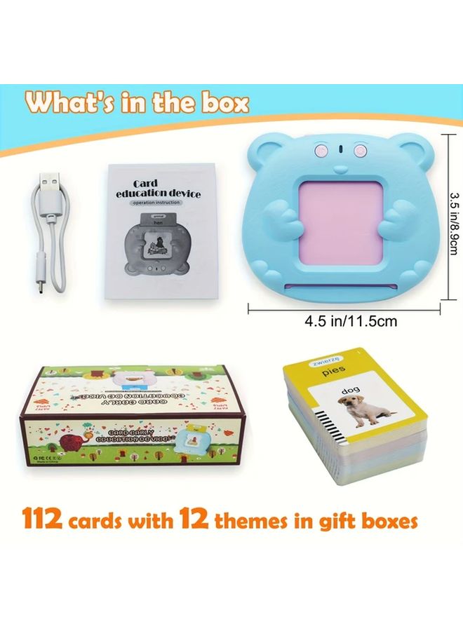 Polish English Dinosaur Bilingual Talking Flash Cards 112 Cards 224 Words Educational Vocabulary Learning Toys For Kids - Image 3