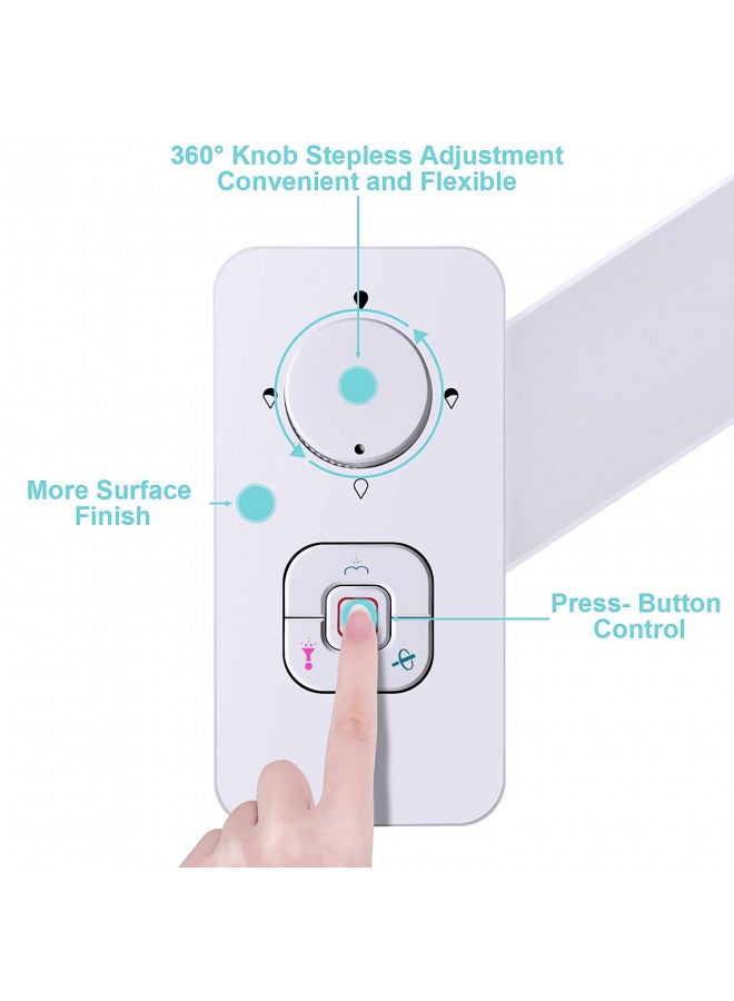 SAMODRA Bidet Attachment, Non-Electric Cold Water Bidet Toilet Seat Attachment with Pressure Controls, Retractable Self-Cleaning Dual Nozzles for Frontal & Rear Wash - White - Image 2