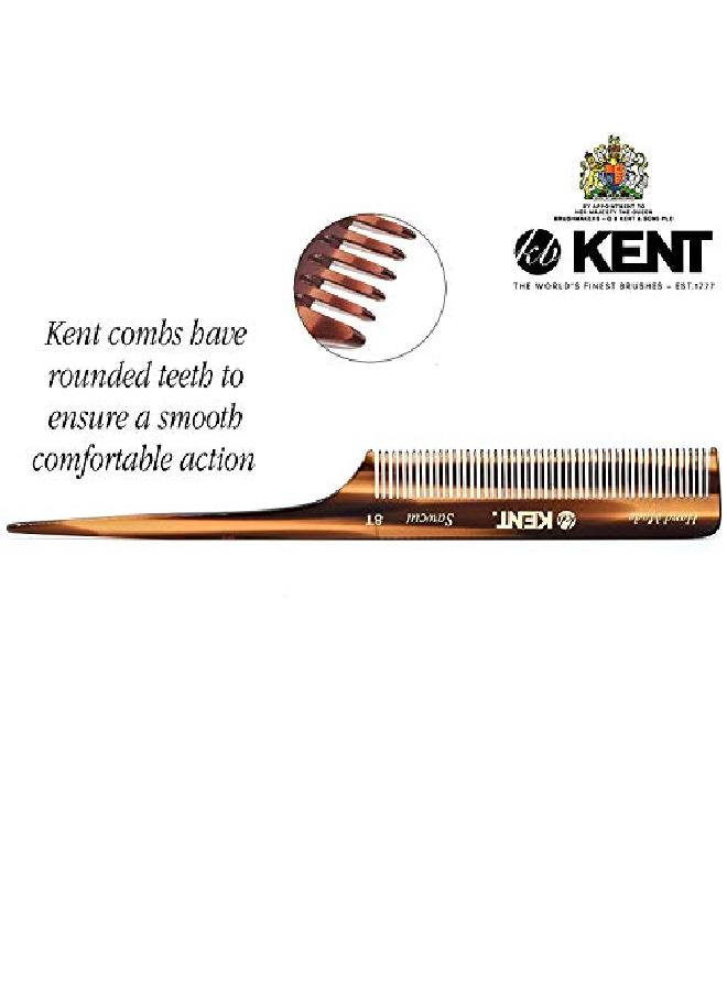 KENT 8T Rattail Combs For Hair Care And Style Comb For Hair Styling/Hair Pick For Beard Care Kit Styling Comb/Combs For Men And Combs For Women Parting Comb Rat Tail Comb/ Hair Comb (3 Pack) - Image 3