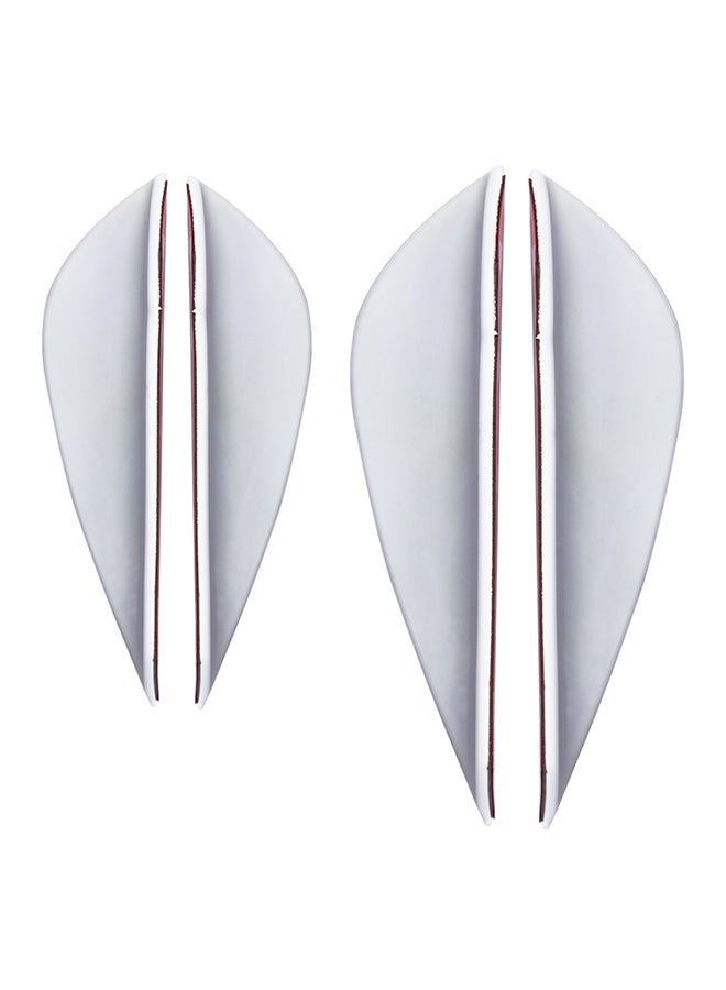 Loquat 2 Pair Car Styling Body Head Side Light Lamp Frame Stick Cover