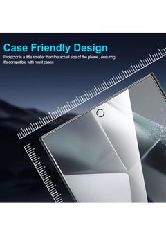Tersely [3-Pack] 9H Tempered Glass Screen Protector for Samsung Galaxy S24 Ultra 5G, with Installation Alignment Frame, Support Fingerprint Unlock, Case Friendly, Anti-Scratch Film  - Image 3