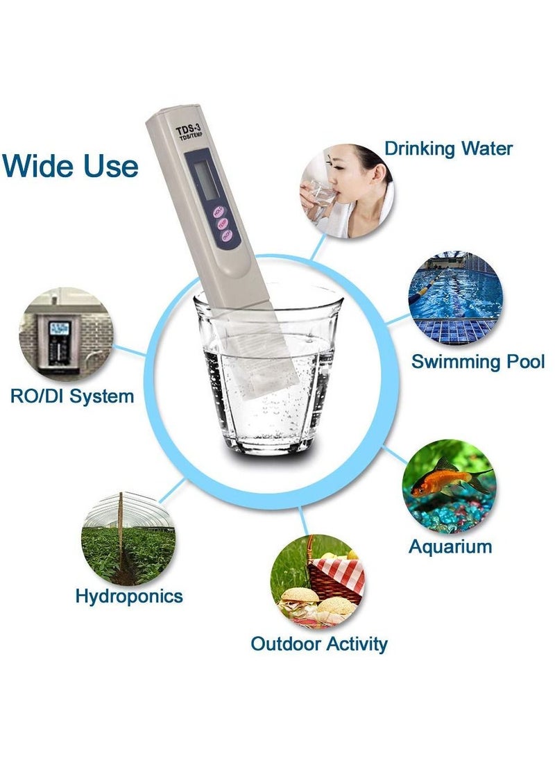 SKY-TOUCH - TDS Digital Water Meter, Quality Tester Filter Pen, Precision Quality Testing Purity of Drinking Water, Pools and Aquariums - Image 1