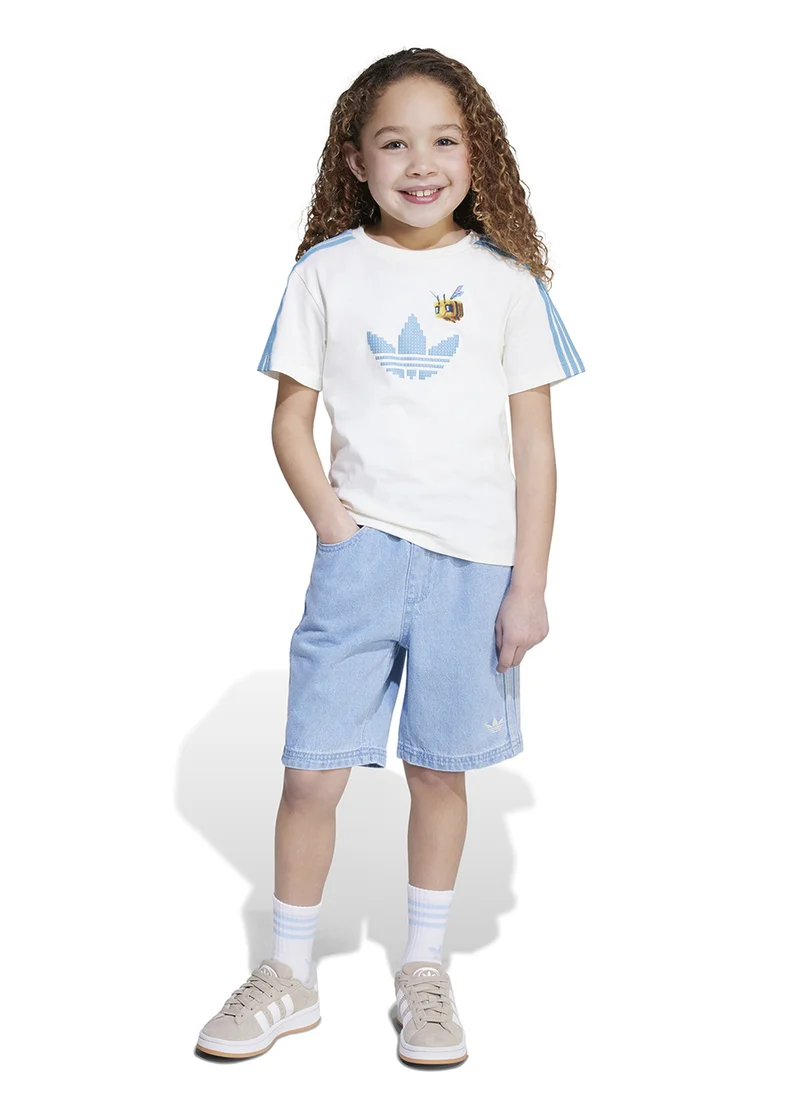 اديداس Kids Minecraft T-Shirt & Short Set