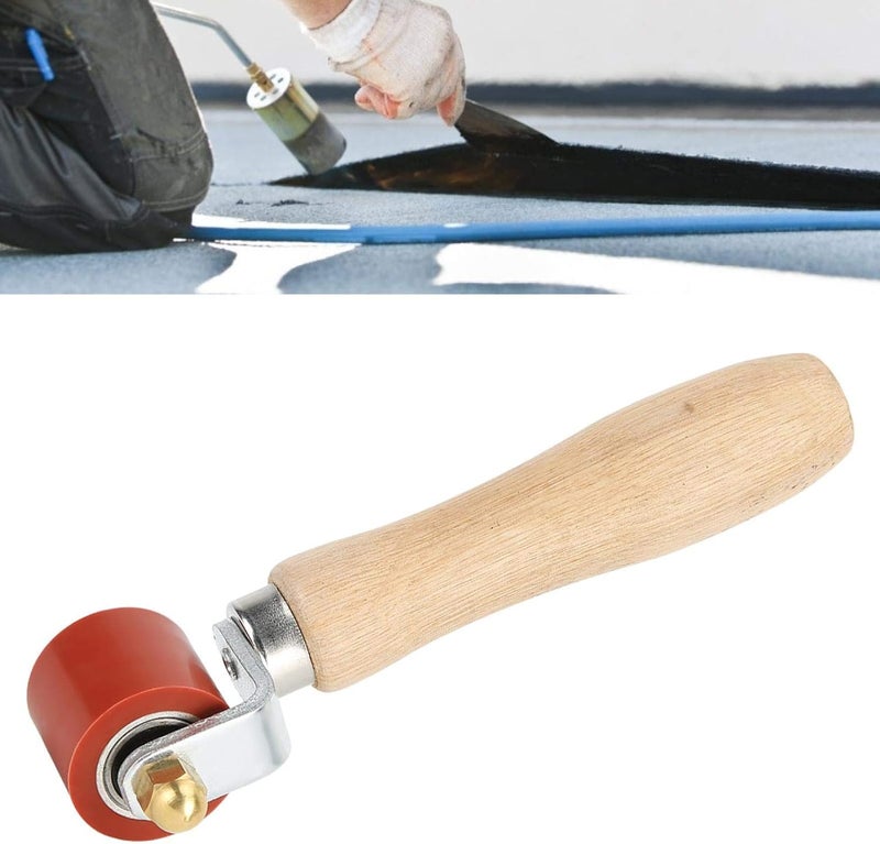 AUDBUA 1.1in Silicone Hand Pressure Roller, 2\u2011Way Bearing Detachable Pressure Roller 260°C High Temperature Resistant Welding Tool (1#) - Image 1