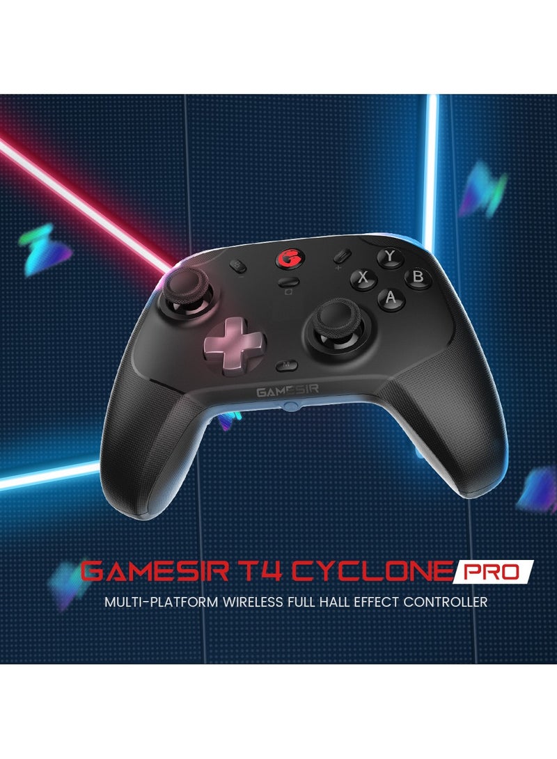 general Classic Gamepad GameSir Cyclone Pro Wireless Game Controller for Windows 10/11, Switch, macOS, Android, iOS and Steam Deck with Hall Effect Sensing Joystick/ Analog Triggers, Rumble Motors, 6-Axis Gyro, 600mAh Rechargeable Battery - Image 3