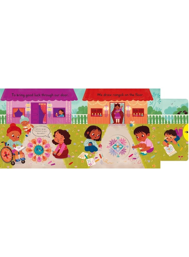 Busy Diwali: A Push, Pull, Slide Book  - Image 1