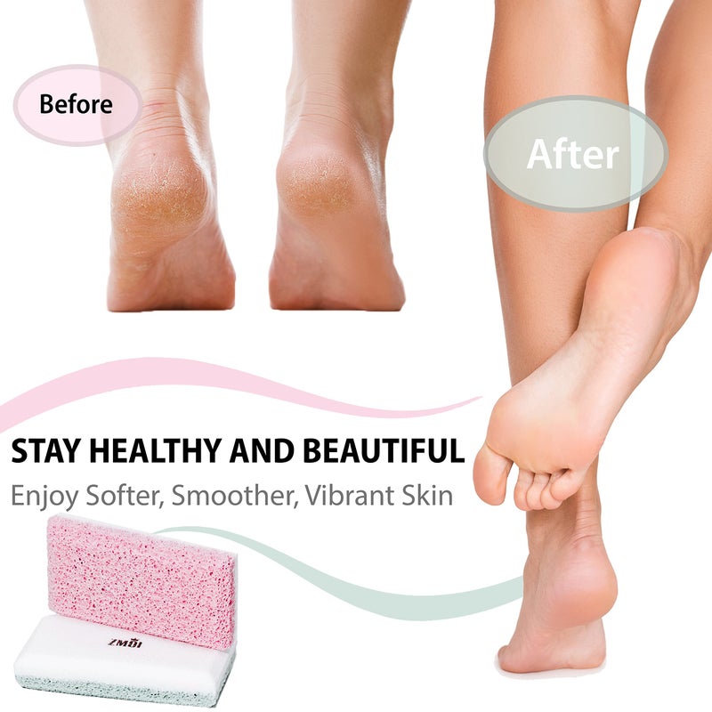 ZMOI Siliglass Pumice Stone Callus Remover for Feet, Elbows, Hands, and Knees, Spain Made - 2 in 1 Pedicure Exfoliator and Scrubber for Rough, Hard Skin (1 Pack) - Image 5