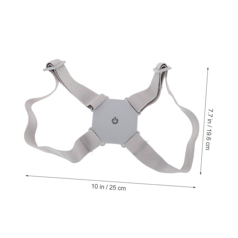Light Grey Upper Back Brace Smart Humpback Correction Support Belt - Image 3