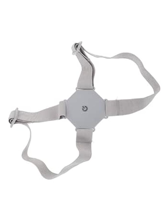 Light Grey Upper Back Brace Smart Humpback Correction Support Belt - Image 1