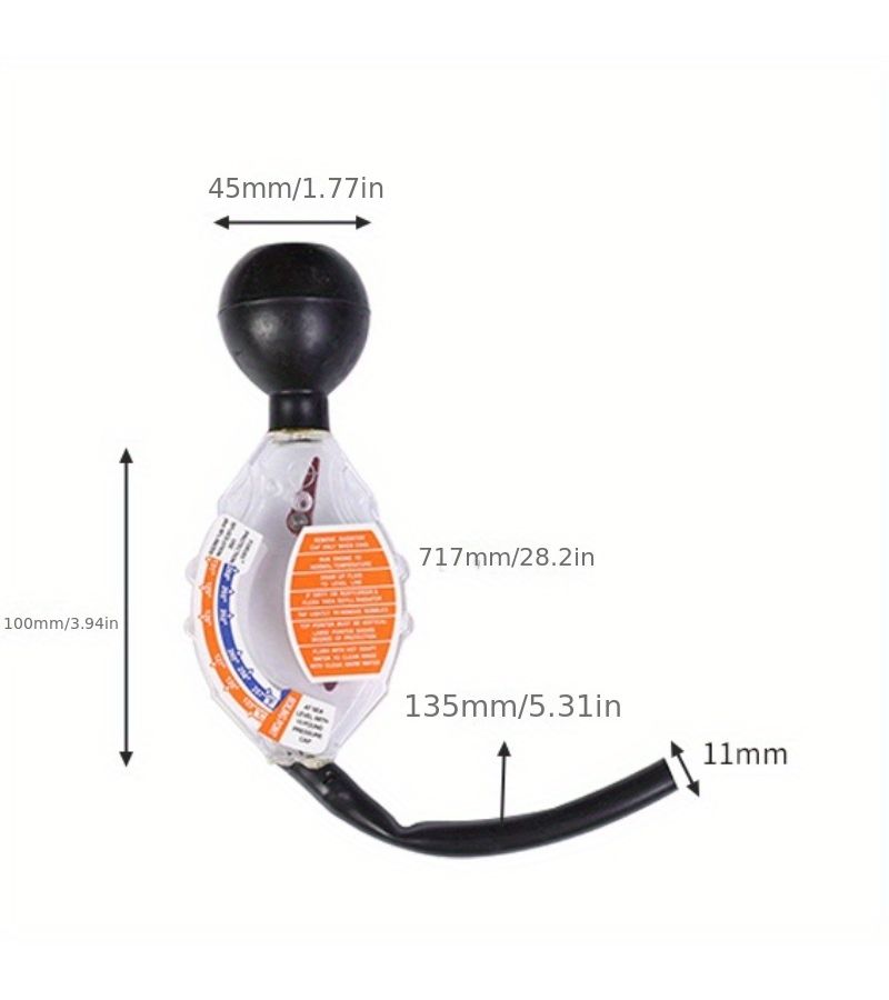 White High Precision Coolant Tester For Car Radiator Antifreeze Testing Auto Cooling System Replacement Tool - Image 2