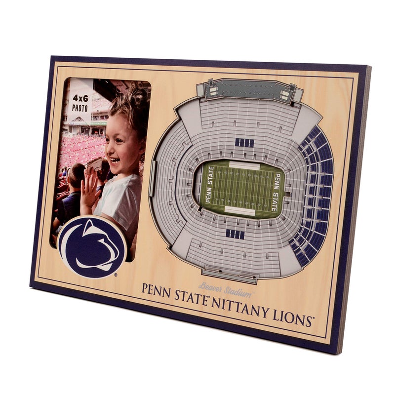 YouTheFan NCAA Penn State Nittany Lions 3D StadiumView Picture Frame - Beaver Stadium  12"" x 8"" - Image 1
