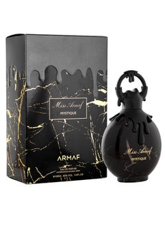 Armaf عطر ارماف للنساء مس ارماف ميستيك او دي بارفان 100 مل للنساء، عطر يدوم طويلاً، أسود  - Image 2