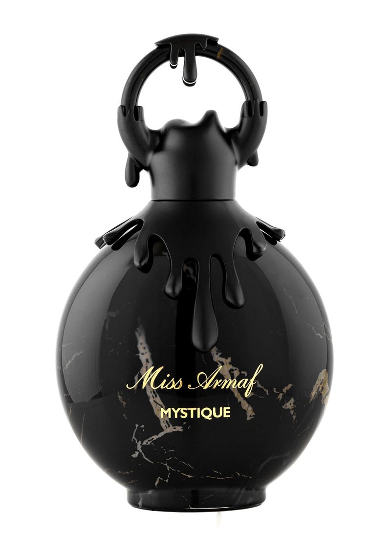 Armaf عطر ارماف للنساء مس ارماف ميستيك او دي بارفان 100 مل للنساء، عطر يدوم طويلاً، أسود  - Image 1