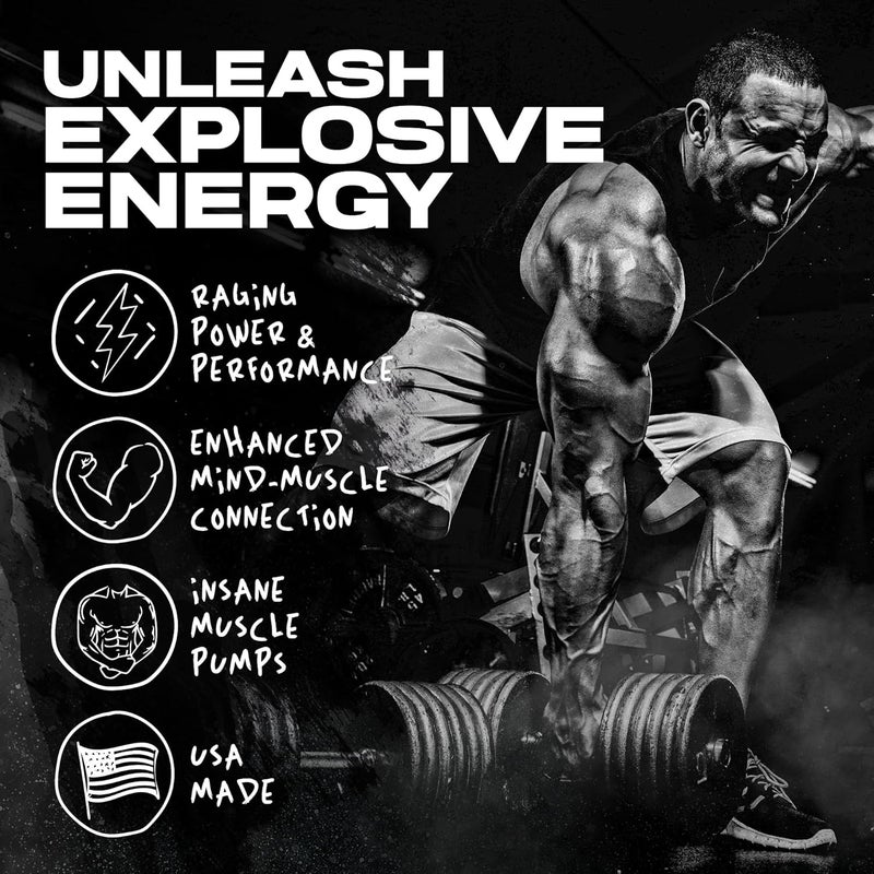 AFTERDARK INHUMAN PreWorkout Powder Enhanced MindMuscle Connection Sustained Energy Potent Nootropic Blend Vegan GlutenFree SoyFree 400mg Caffeine No Crash Watermelon - Image 2