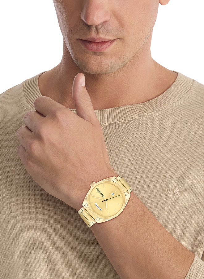 CALVIN KLEIN Men's Analog Round Shape Stainless Steel Wrist Watch 25200447 - 42 Mm - Image 4