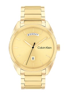 CALVIN KLEIN ساعة يد رجالية من الستانلس ستيل بعقارب دائرية الشكل 25200447 - 42 ملم  - Image 1