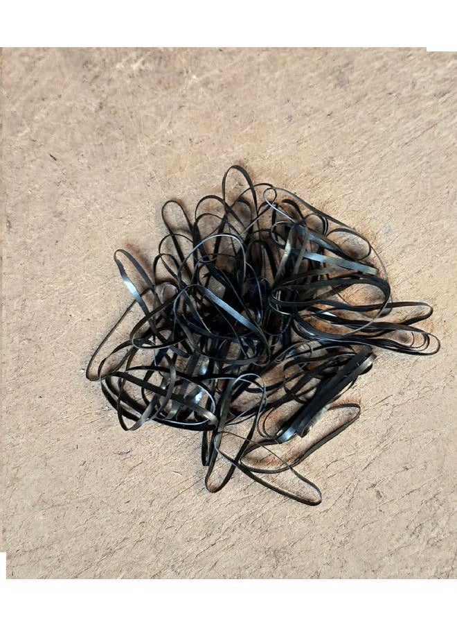 advancedestore - Pack Of 120 Small Elastics Stretchy Hair Tie Ponytail Hair Rubber Band Holder For Women (Black) - Image 1