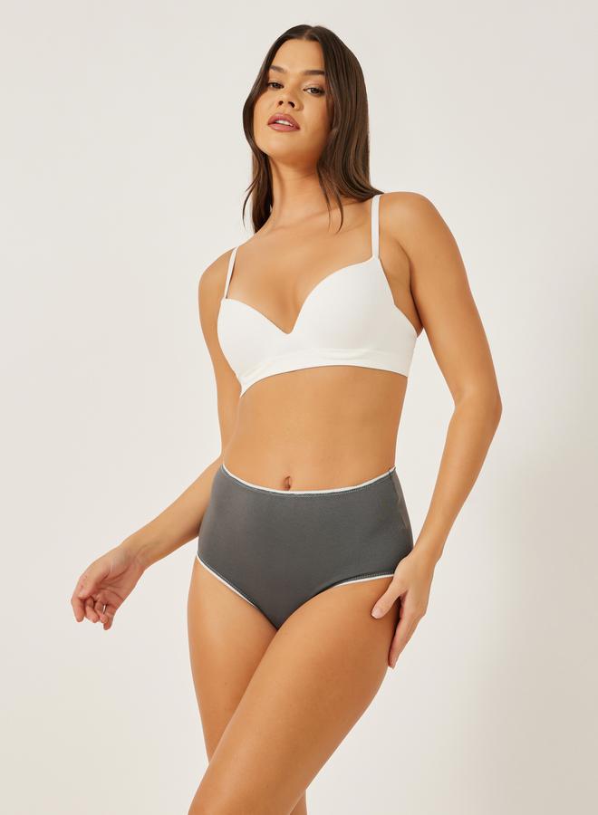 ستايلي طقم قطن كامل 5 قطع سادة - Image 2