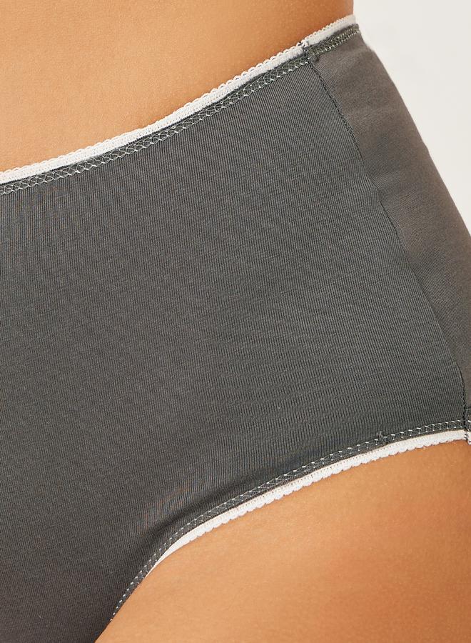 ستايلي طقم قطن كامل 5 قطع سادة - Image 3