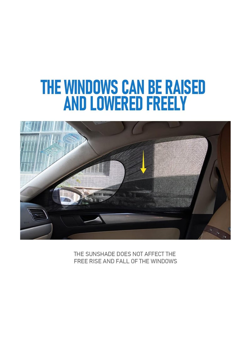 GGOOT Car Window Shade Car Shades for Side Windows Sunscreen UV Protection Car Sunshade for Driver Family Pet on Front Seat and Baby  - Image 5