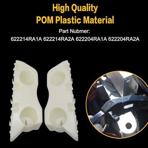 Priprilod Front Bumper Fender Brackets Left+Right Compatible with Nissan Maxima 2016-2020#62221-4RA1A 62221-4RA2A 62220-4RA1A 62220-4RA2A - Image 4