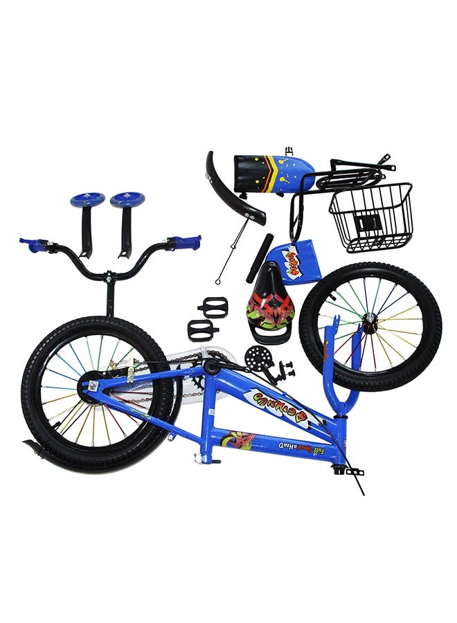 XIANGYU Suitable For Children To Ride a 16 Inch Blue Bicycle With Auxiliary Wheels - Image 5
