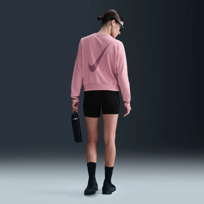 Nike Pink Women's One Dri-FIT Sweatshirt for Women | Best Price UAE