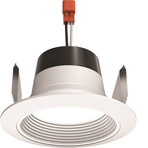 Juno 4 Inch LED Recessed Lighting, G4 Series Retrofit LED Downlight, Ceiling Light for Kitchen or Shower, 600 Lumens, 3000K Warm White, Wet Location Rated, Dimmable, Baffle Trim - Image 1