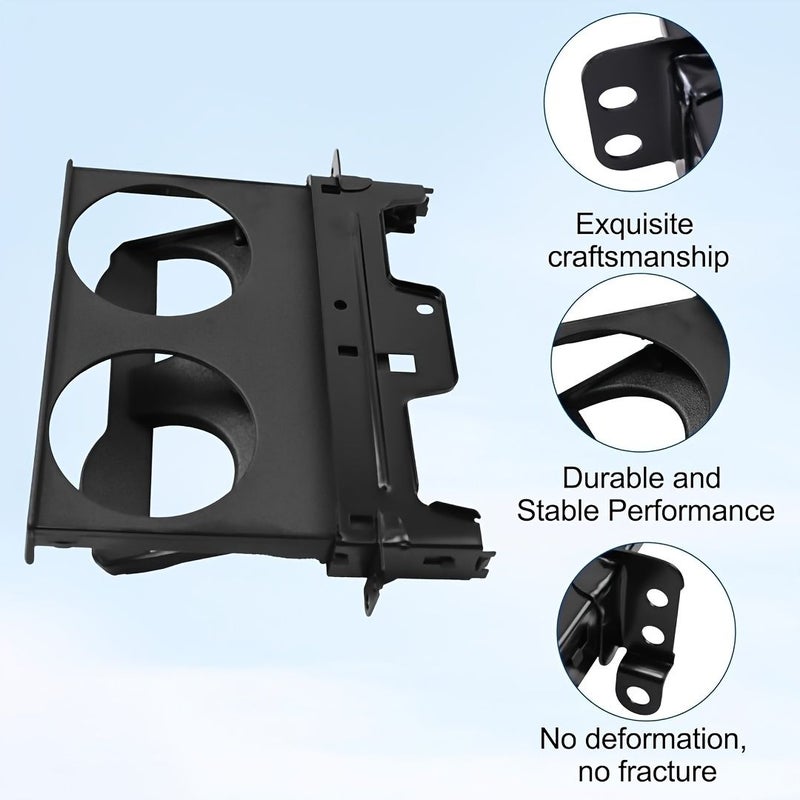Black Center Cup Holder for Toyota 4Runner Hilux 1989-1995 Replaces 55620-89103 - Image 2
