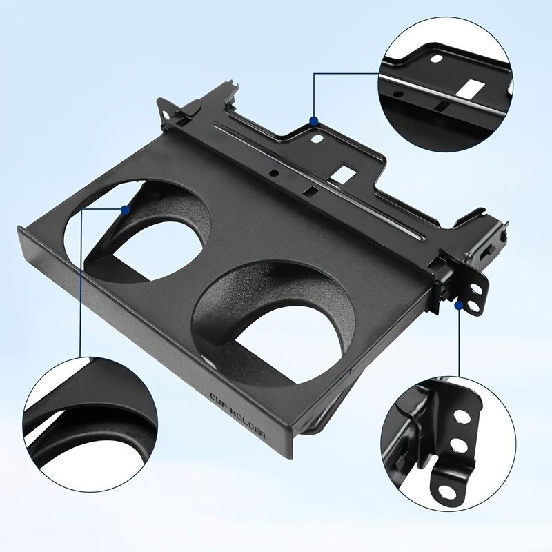 Black Center Cup Holder for Toyota 4Runner Hilux 1989-1995 Replaces 55620-89103 - Image 1