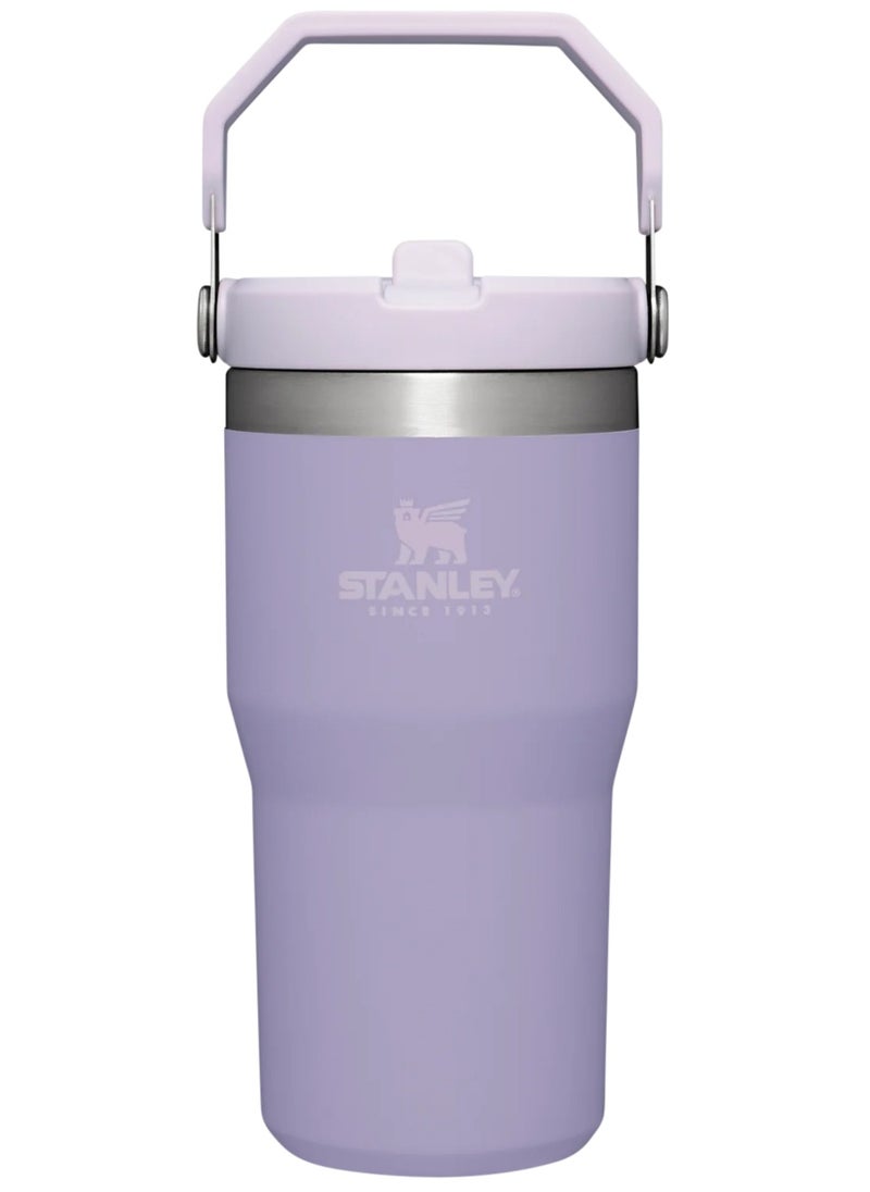 Stanley - Stanley IceFlow Stainless Steel Tumbler with Straw - Vacuum Insulated Water Bottle for Home, Office or Car Reusable Cup Leakproof Flip-20 oz-Lavender - Image 1