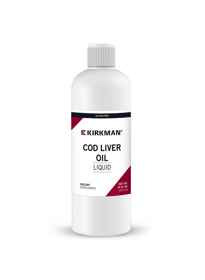 Kirkman Cod Liver Oil Liquid - Unflavored 16oz.