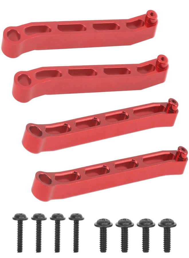Share Goo ShareGoo Front Shock Absorbers Pull Rod w/Shock Tower Mount Compatible with MN MN82 LC79 MN78 1/12 RC Car Upgrades Parts (Red) - Image 2