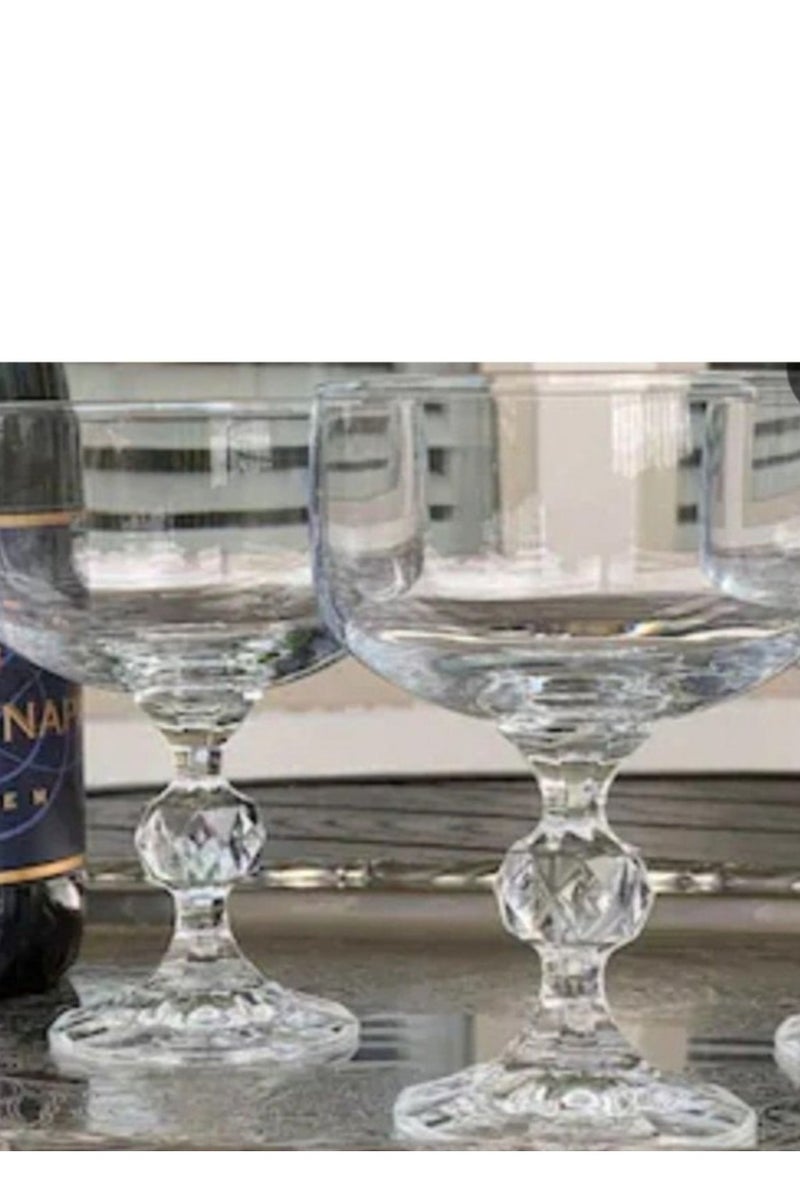 طقم كاسات حلويات زجاج / ٦ قطع - Image 3