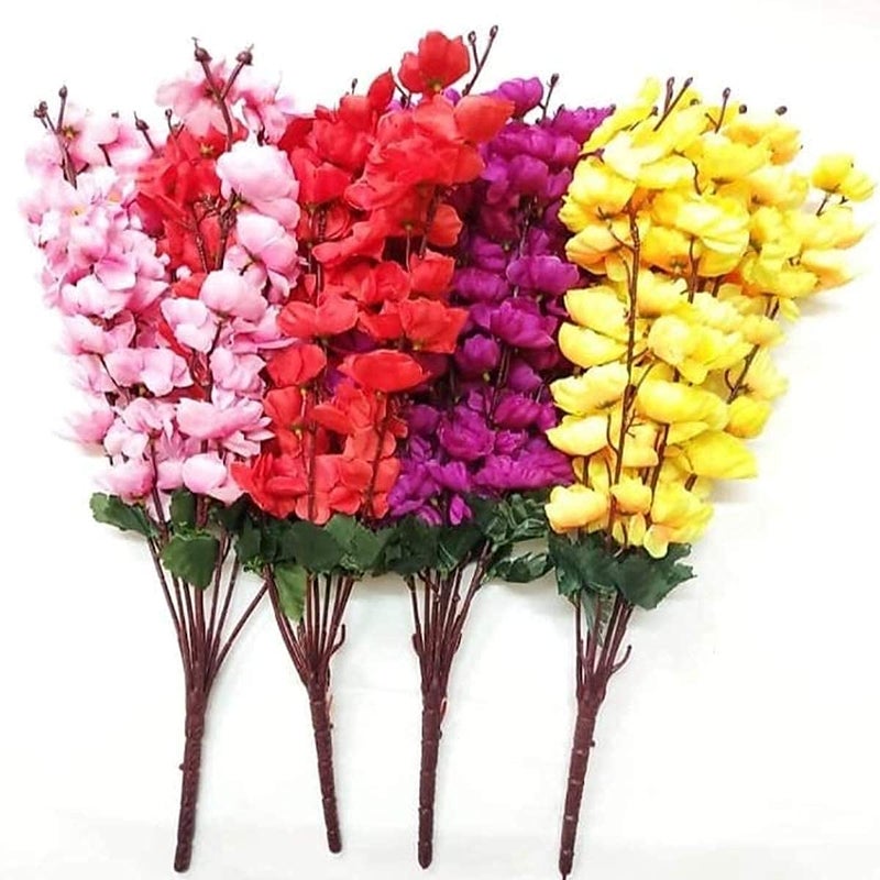 Homenique Artificial Cherry Blossom Flower Set of 4 - Image 4