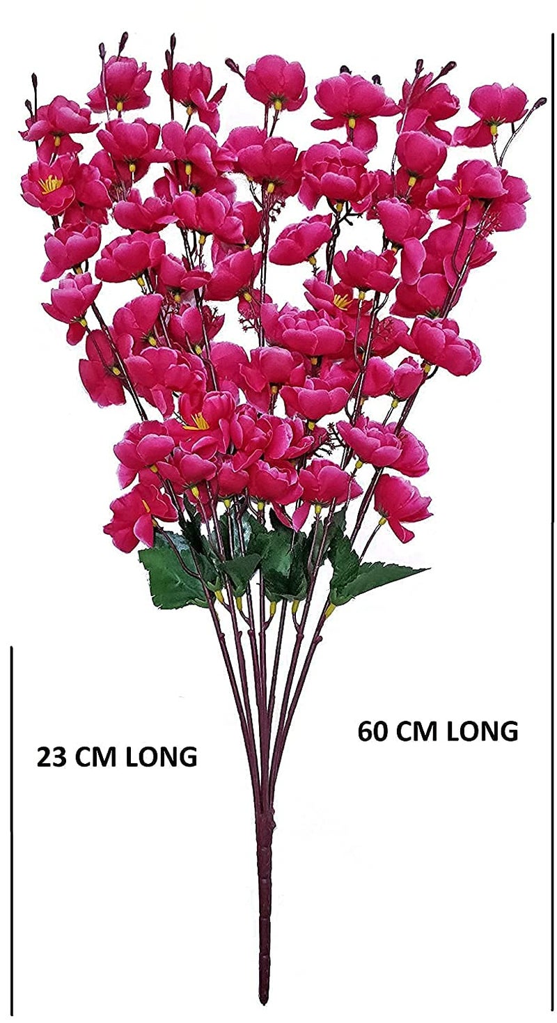 Homenique Artificial Cherry Blossom Flower Set of 4 - Image 2