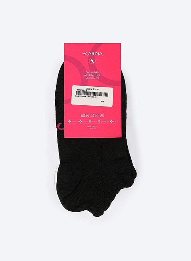 Carina Pack of 3 Cotton Socks - Image 3