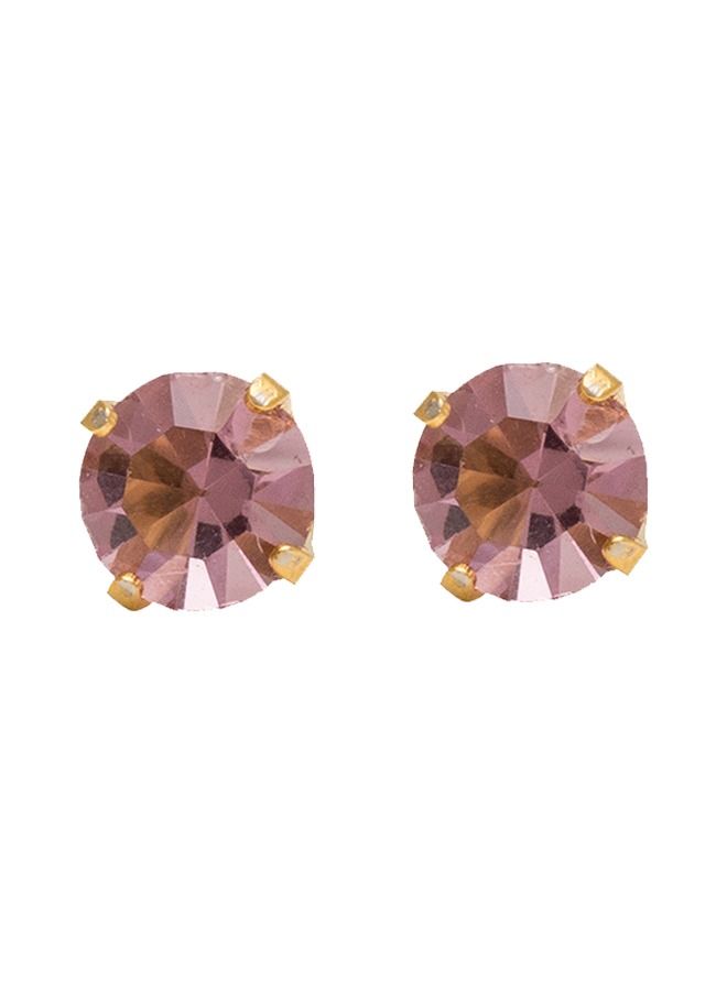 Studex 5MM June Alexandrite 24K Pure Gold Plated Ear Studs - Image 1
