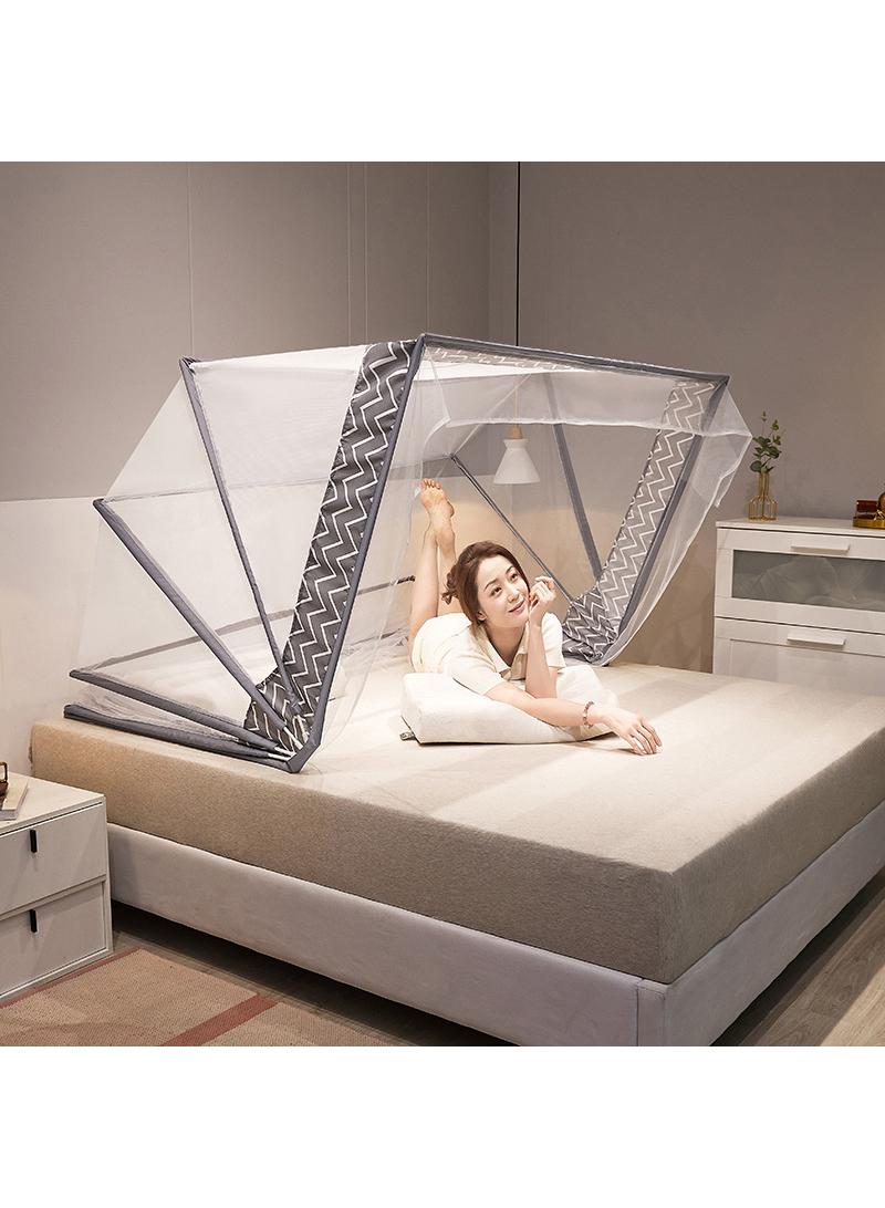 Bluejw Bedroom  bed net portable large bed folding mosquito net - Image 1