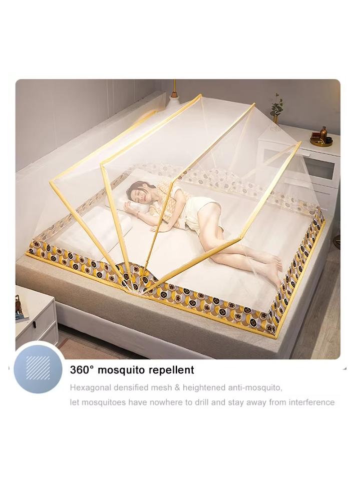 Bluejw Bedroom  bed net portable large bed folding mosquito net - Image 4